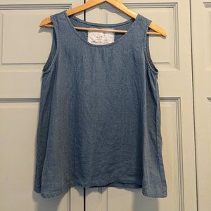 Not Perfect Linen Prague Tank